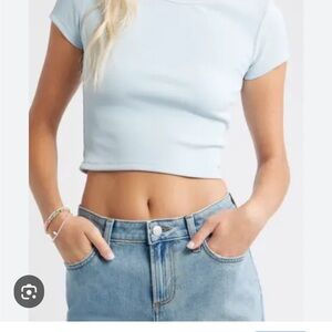 BP Blue Illusion Women's Crop Top